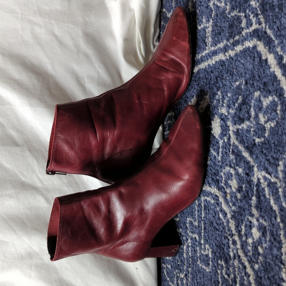 Mango Real Leather Ankle boots